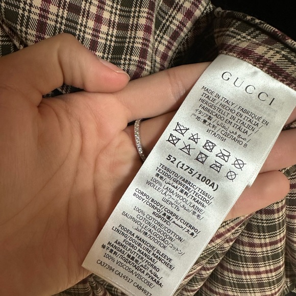 SOLD Gucci Interlocking G Horsebit Panelled Bomber Leather Jacket In Black - Picture 10 of 16